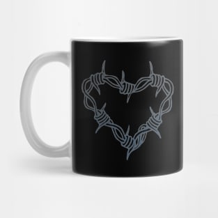 Barbed Wire Heart Mug